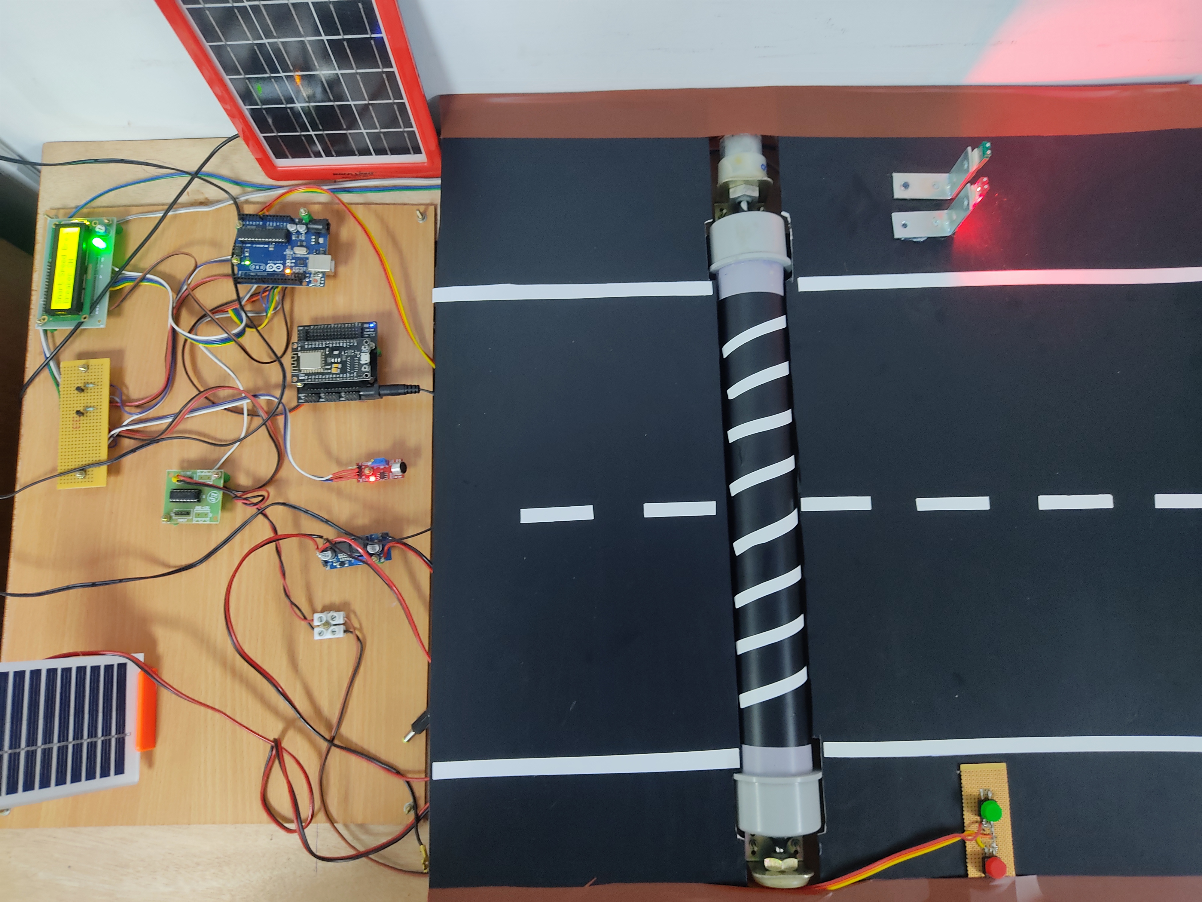 Kinetic Energy Power Generating Speed Breaker