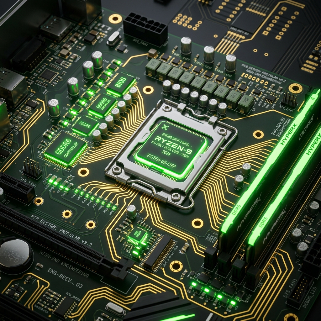 PCB Hardware Layout Routing Design Board