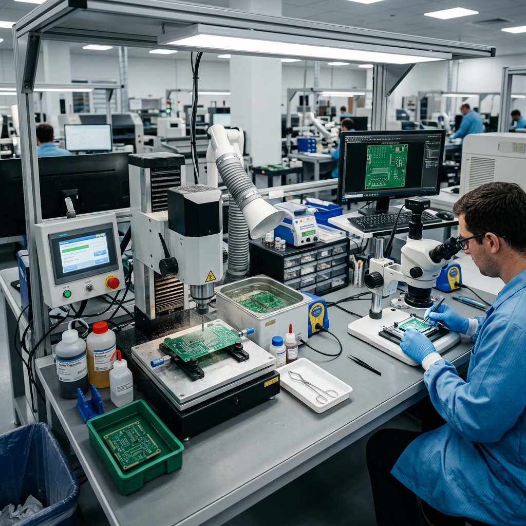 PCB Fabrication Station
